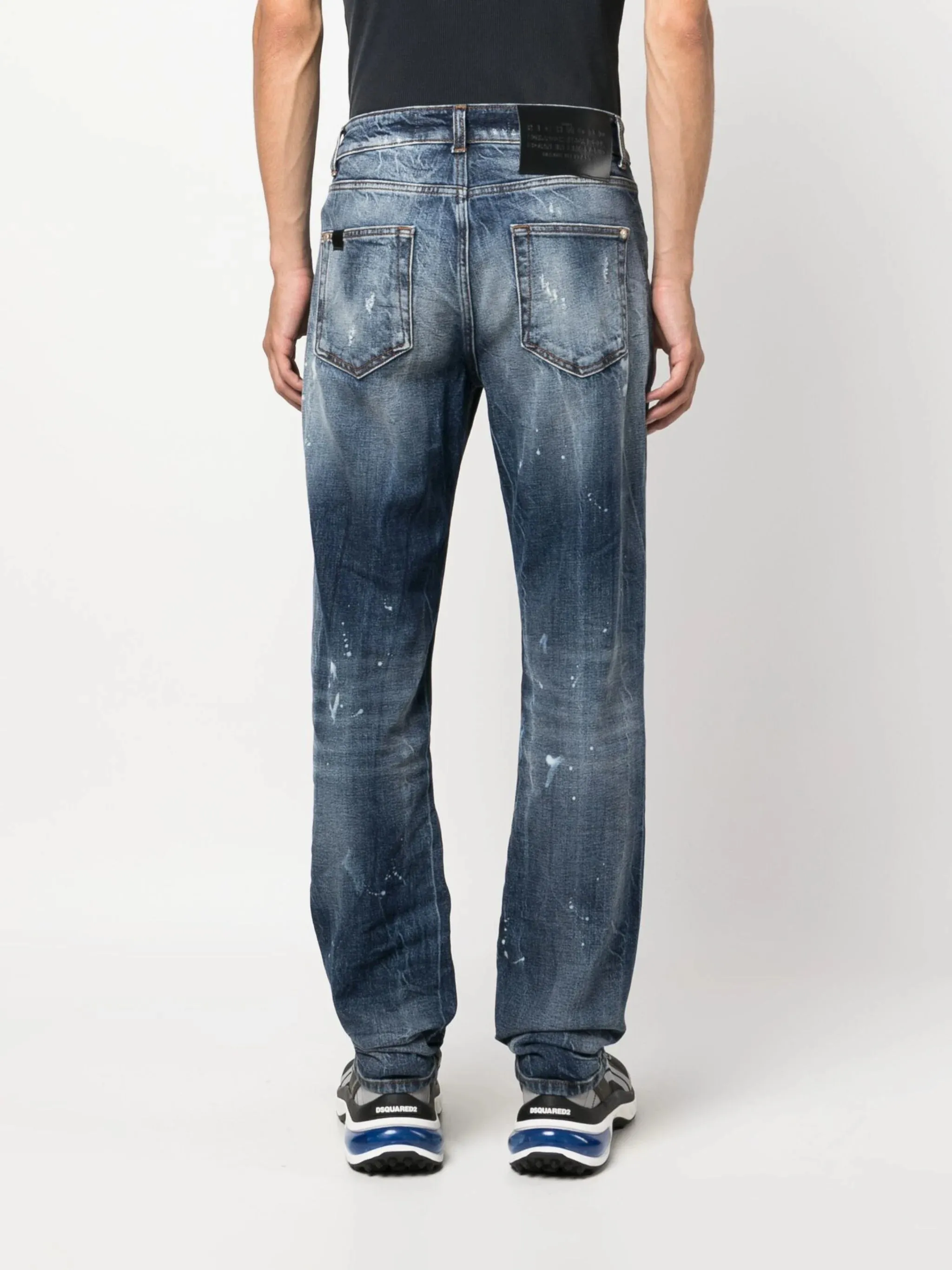 John Richmond Rma23043Jepg Jeans Pipom  Dark Blue