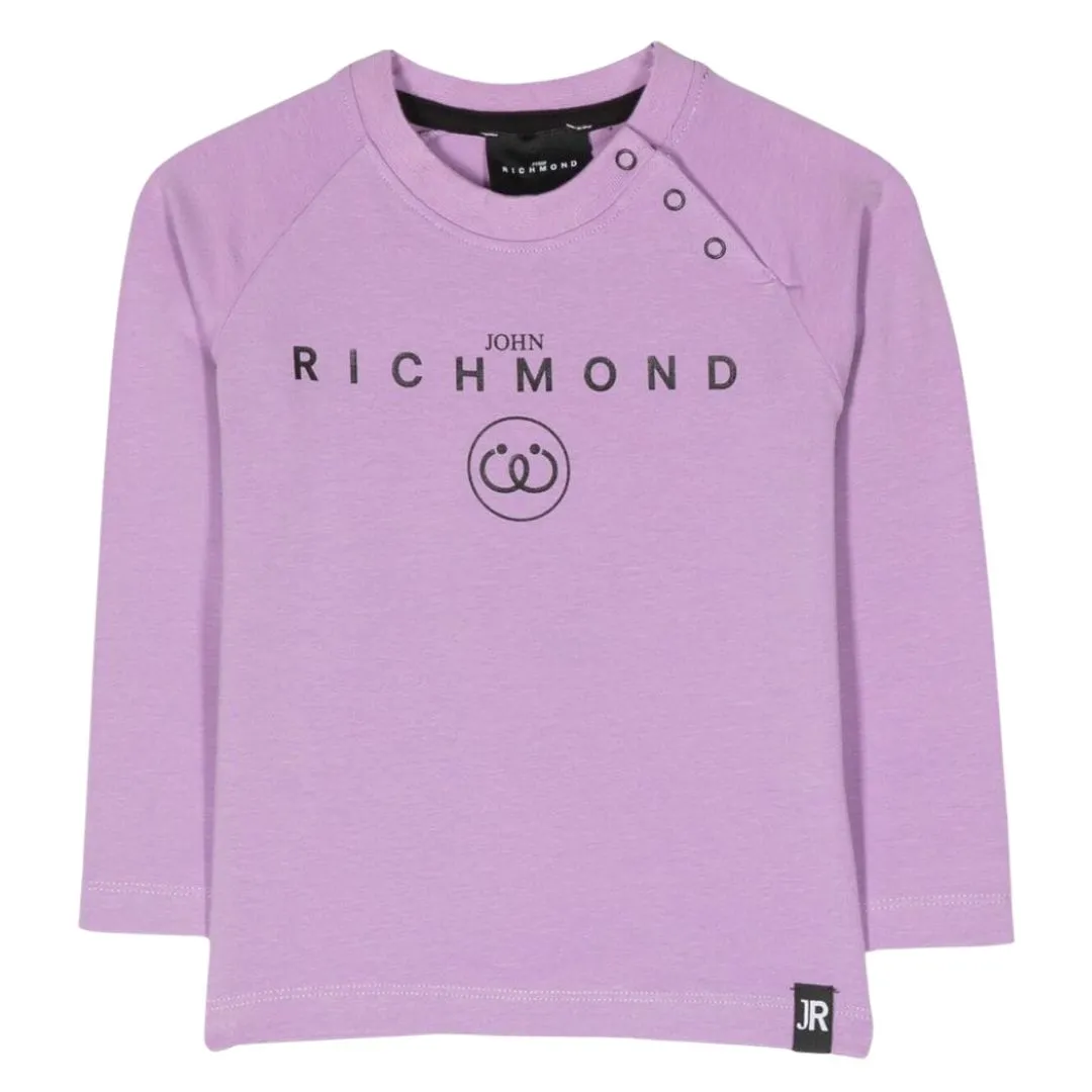 John Richmond Track Suit Set Black-Purple