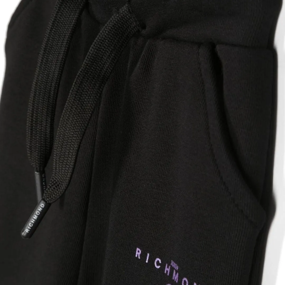 John Richmond Track Suit Set Black-Purple