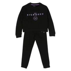 John Richmond Track Suit Set Purple-Black