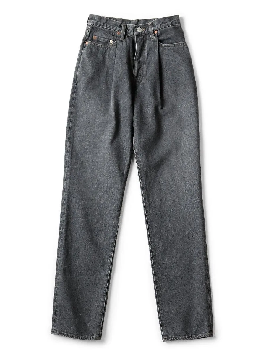 Kapital 14oz black denim 5P CONEY momonro pants women