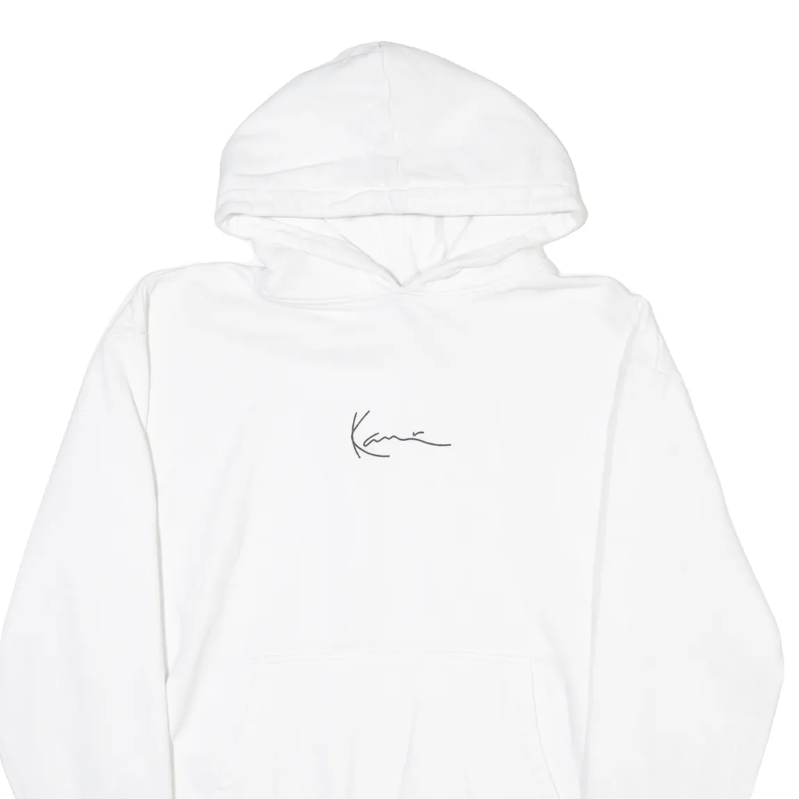 KARL KANI Mens White Hoodie S