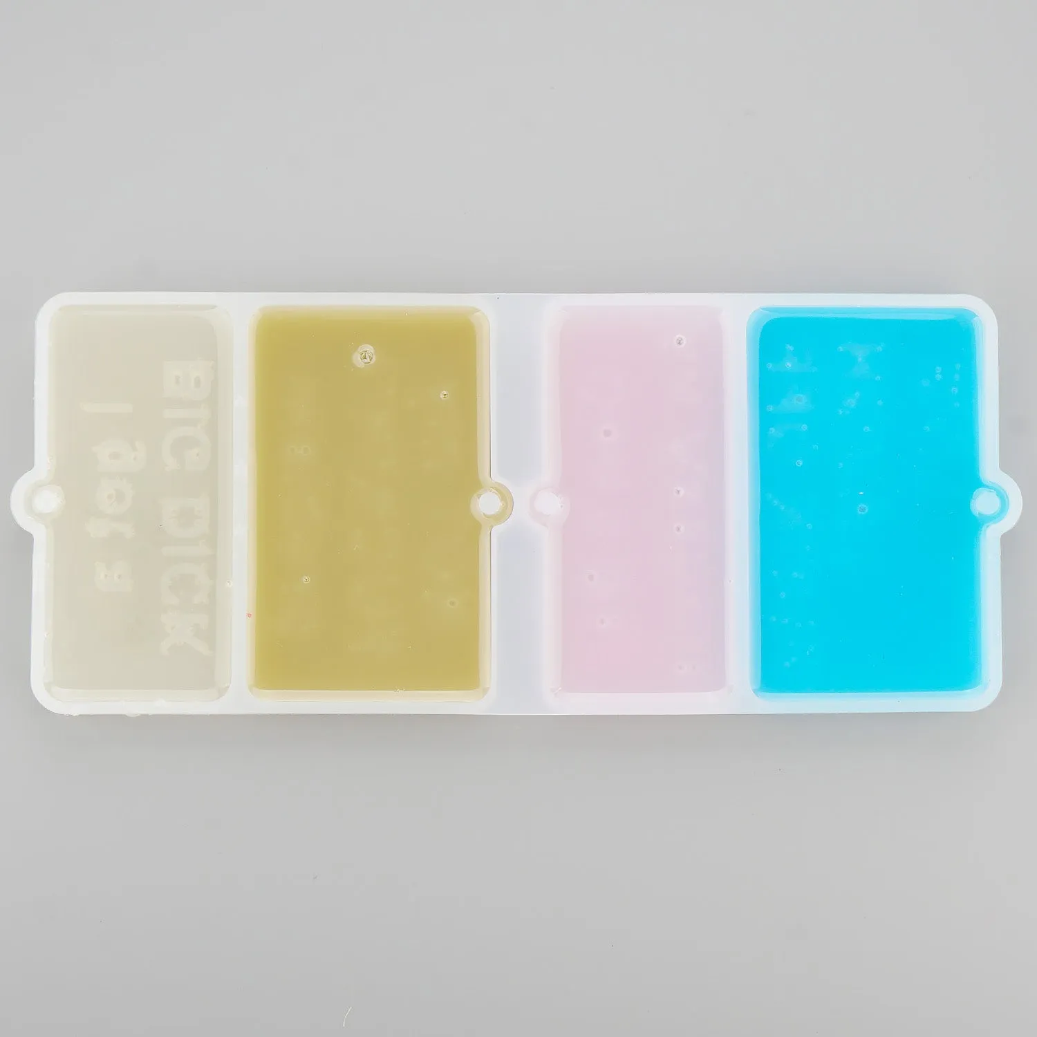 keychain tag silicone molds for resin with holes,fxck tag resin,silicone kit,rectangle keychain charm