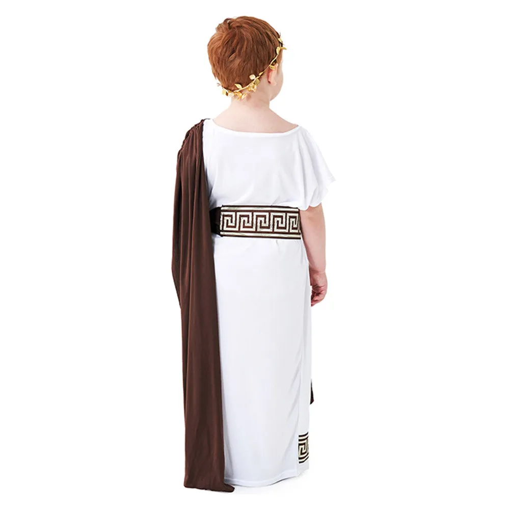 Kids Children Ancient Greek mythology Cosplay Costume Outfits Halloween Carnival Suit