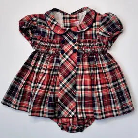 La Coqueta Tartan Dress With Matching Pants: 18 Months