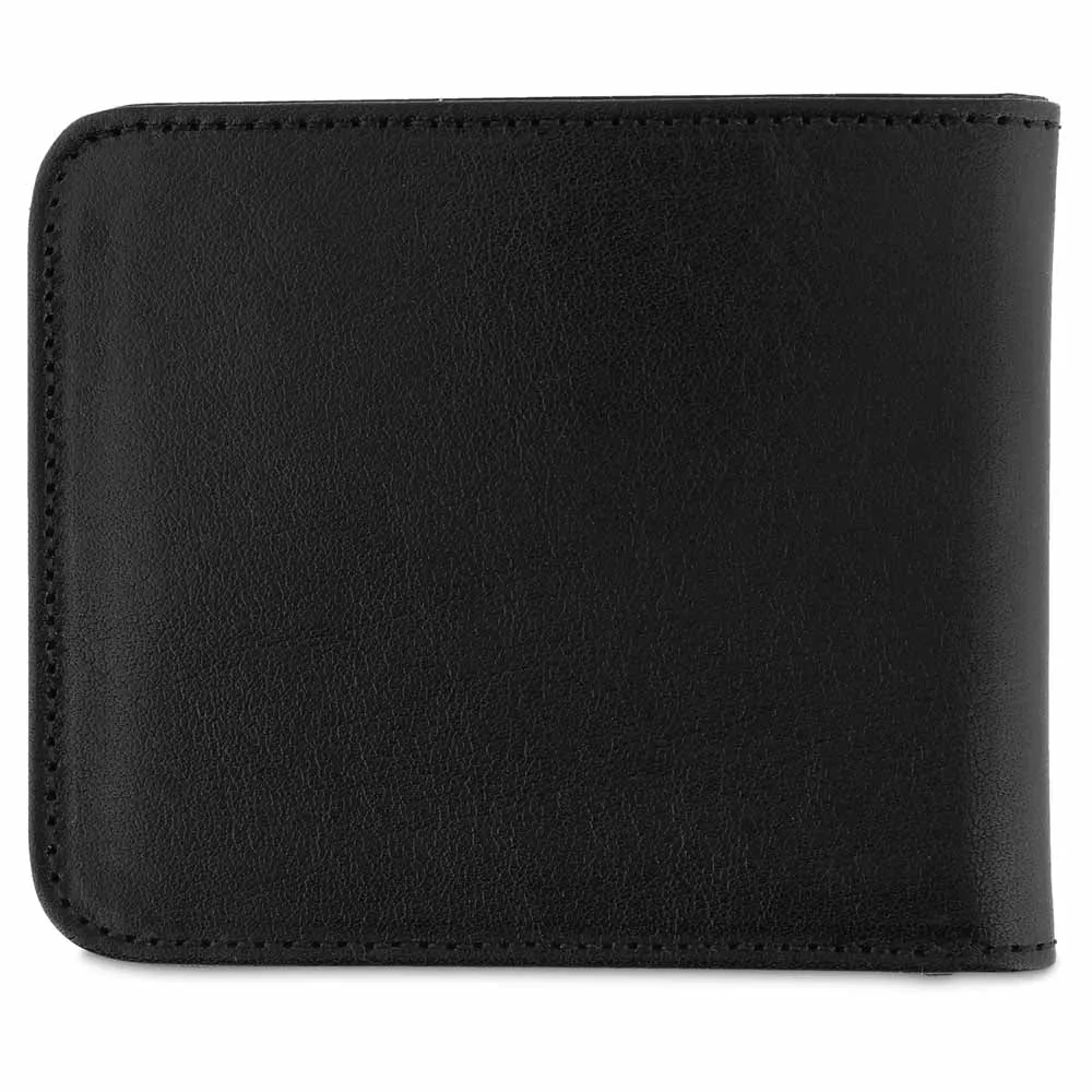 Leather Billfold Wallet - Black