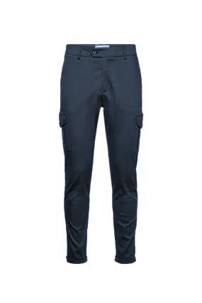 Les Deux Como Cargo Suit Pants Navy