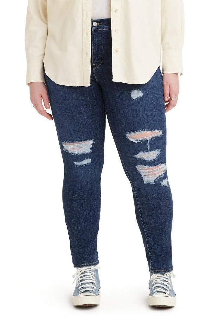 Levi's Plus 311 Shaping Skinny In Lapis Breakdown