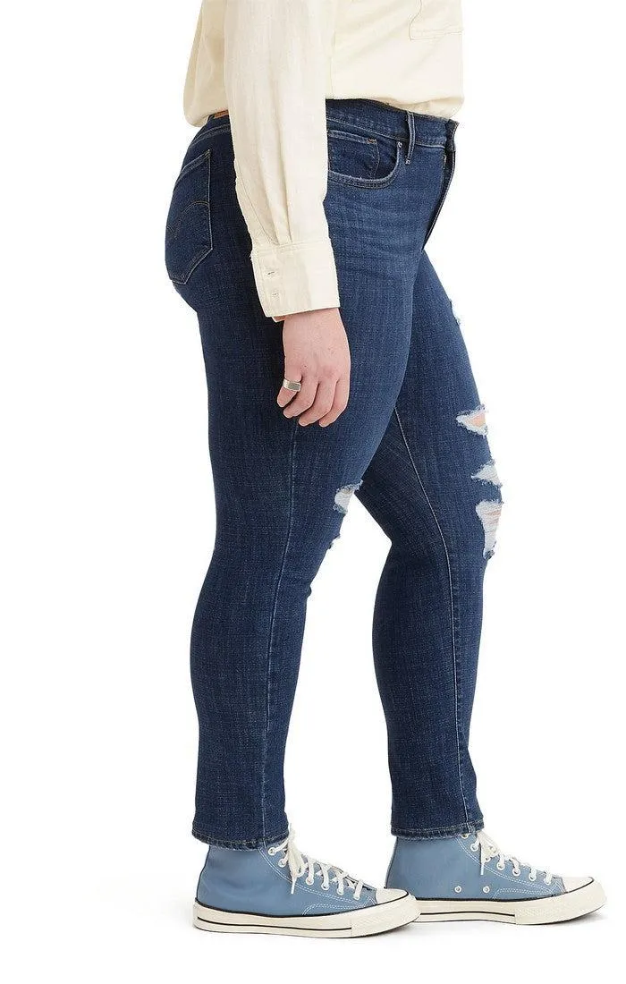 Levi's Plus 311 Shaping Skinny In Lapis Breakdown