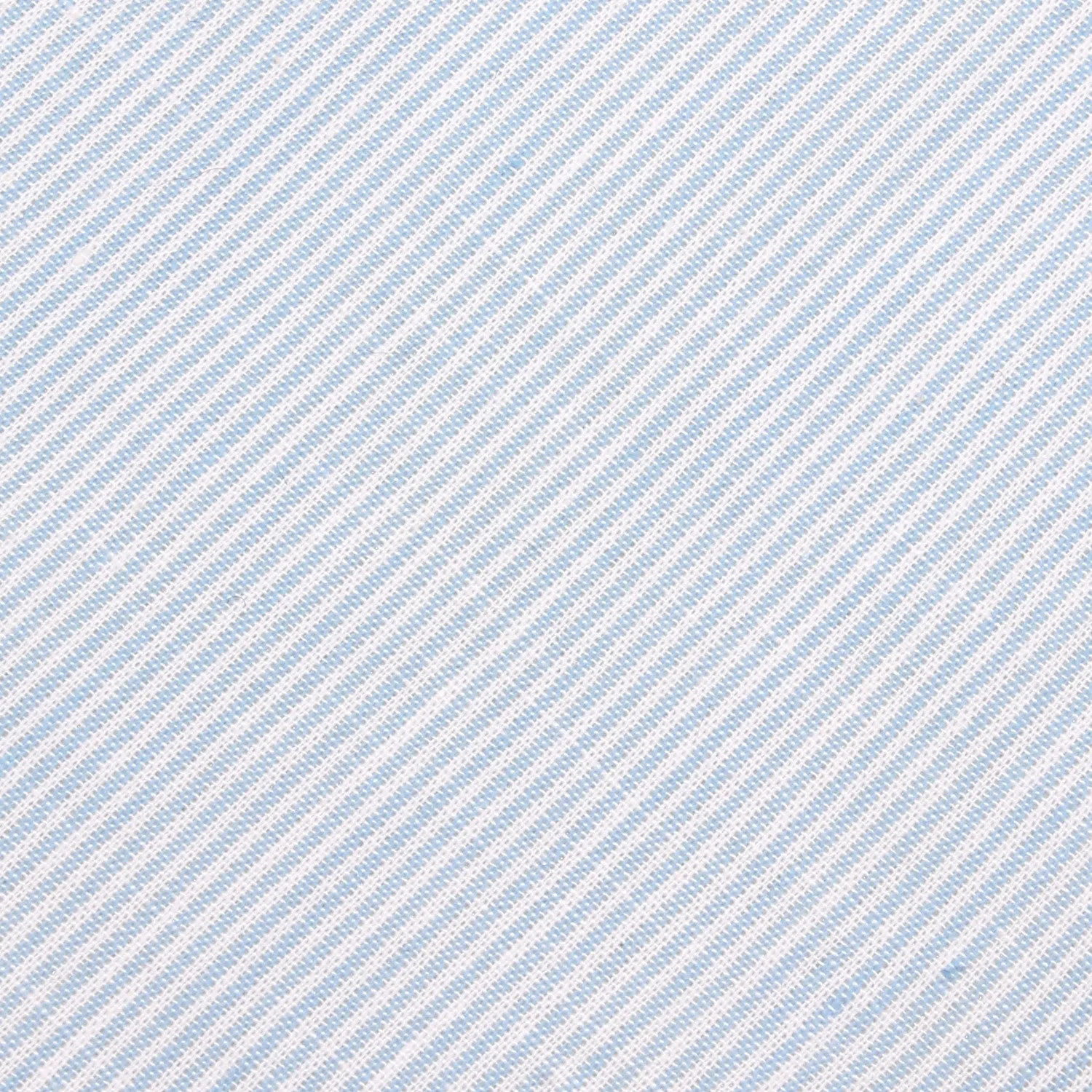 Light Blue and White Pinstripes Cotton Necktie