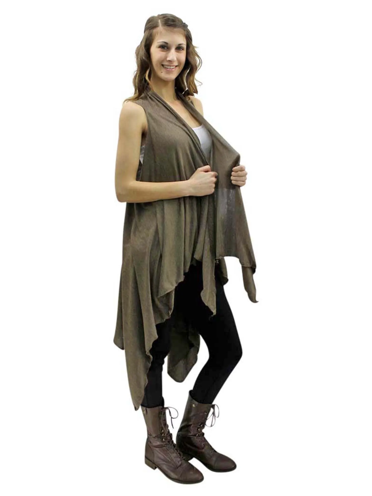 Lightweight Versatile Tapered Scarf Vest