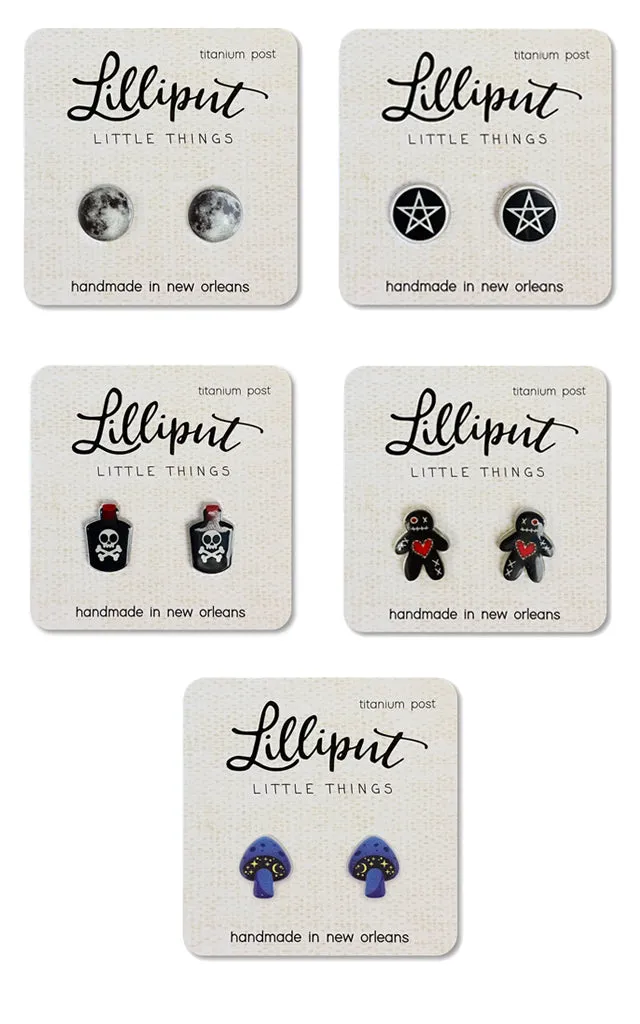 Lilliput Stud Earrings - Witchy