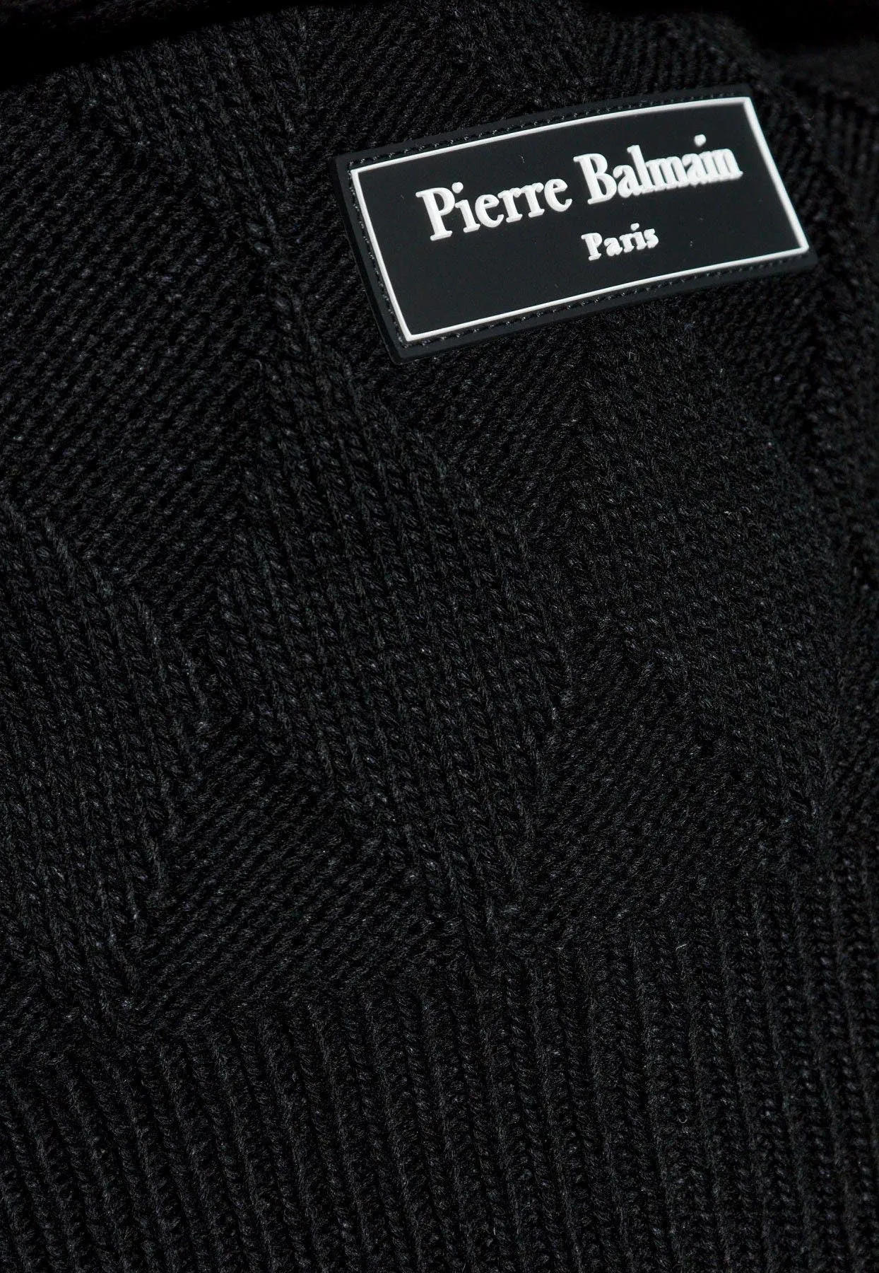 Logo Patch Wool Sweater