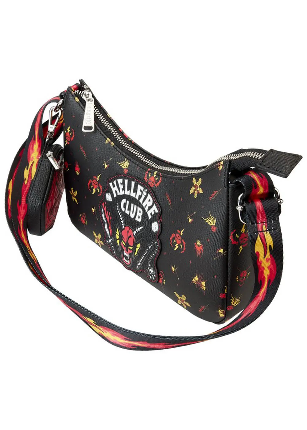 Loungefly Netflix Stranger Things Hellfire Club Crossbody Bag