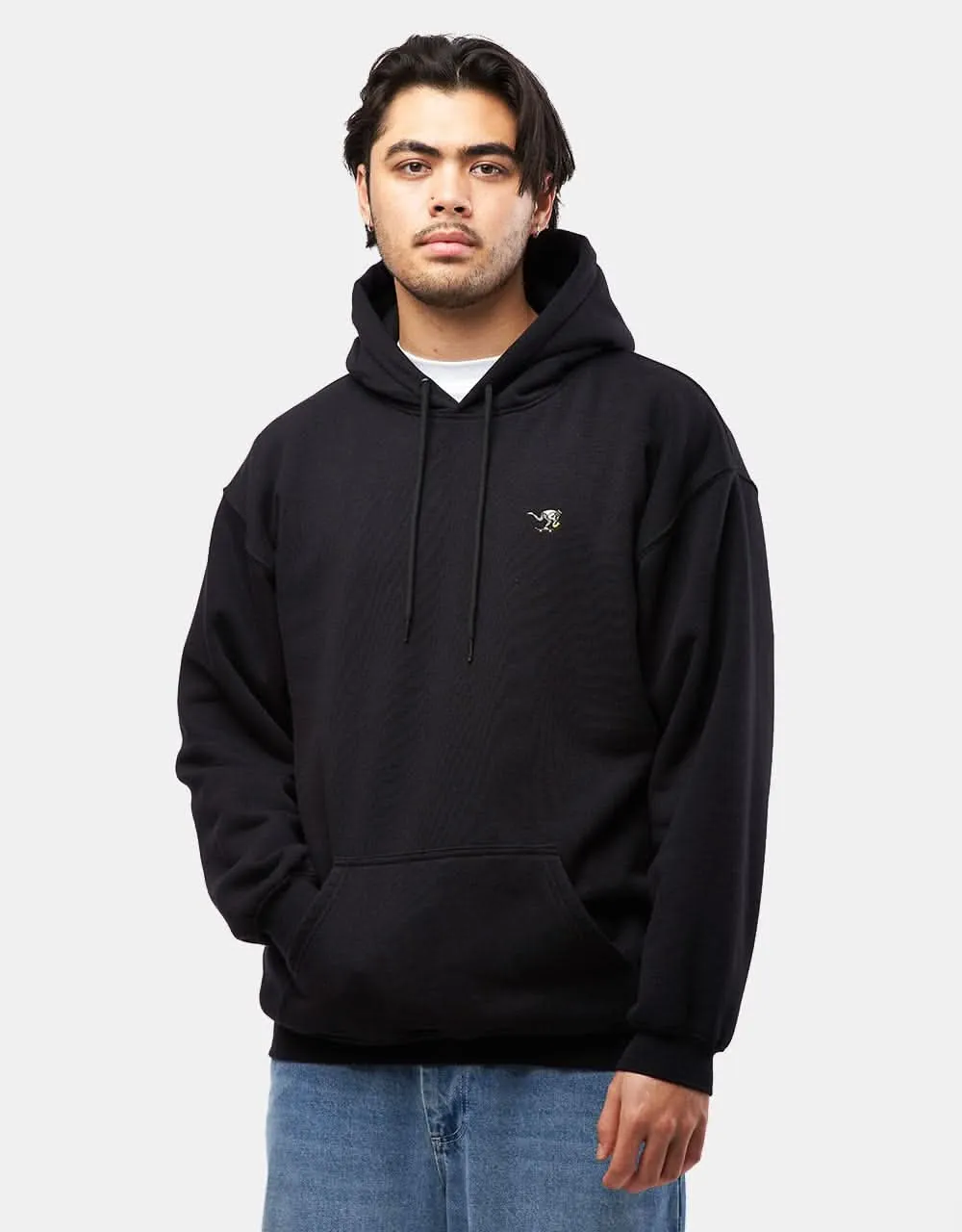 Magenta Jazz Pullover Hoodie - Black