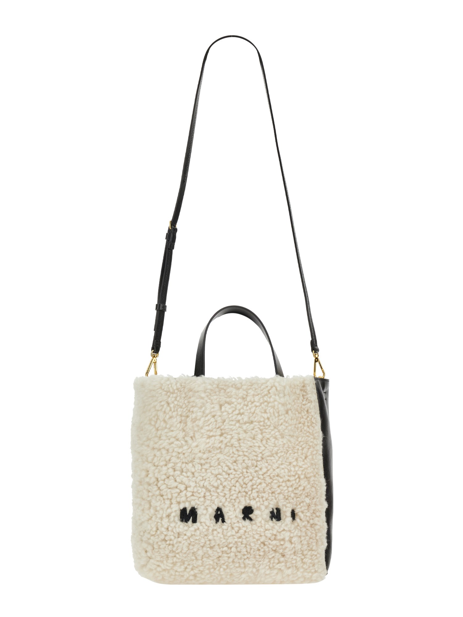 MARNI    MUSEUM TOTE BAG WITH LOGO