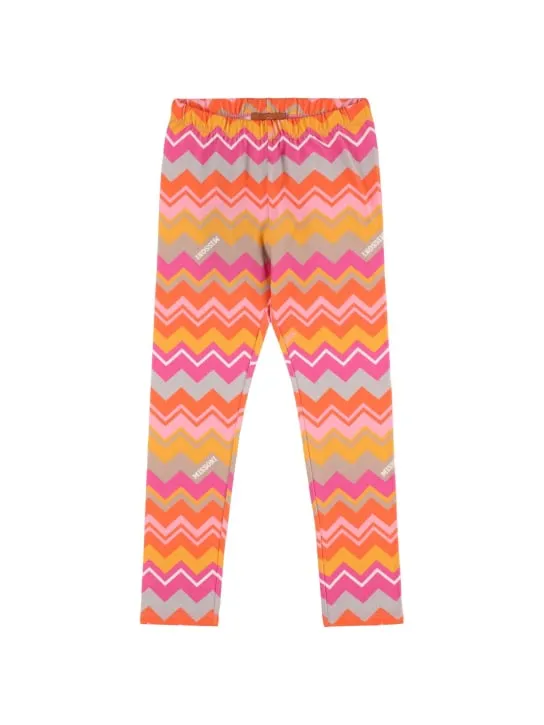 Missoni   Printed stretch cotton jersey leggings 