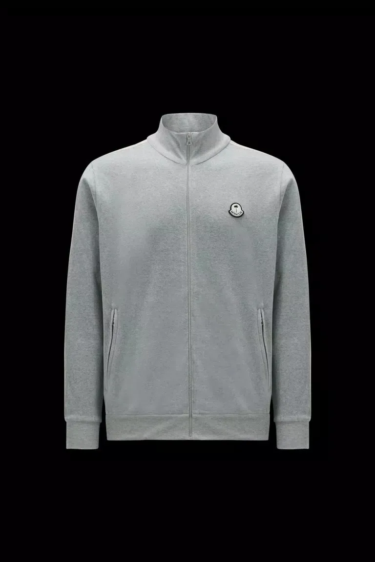 MONCLER  |Chenille Zip-Up Sweatshirt