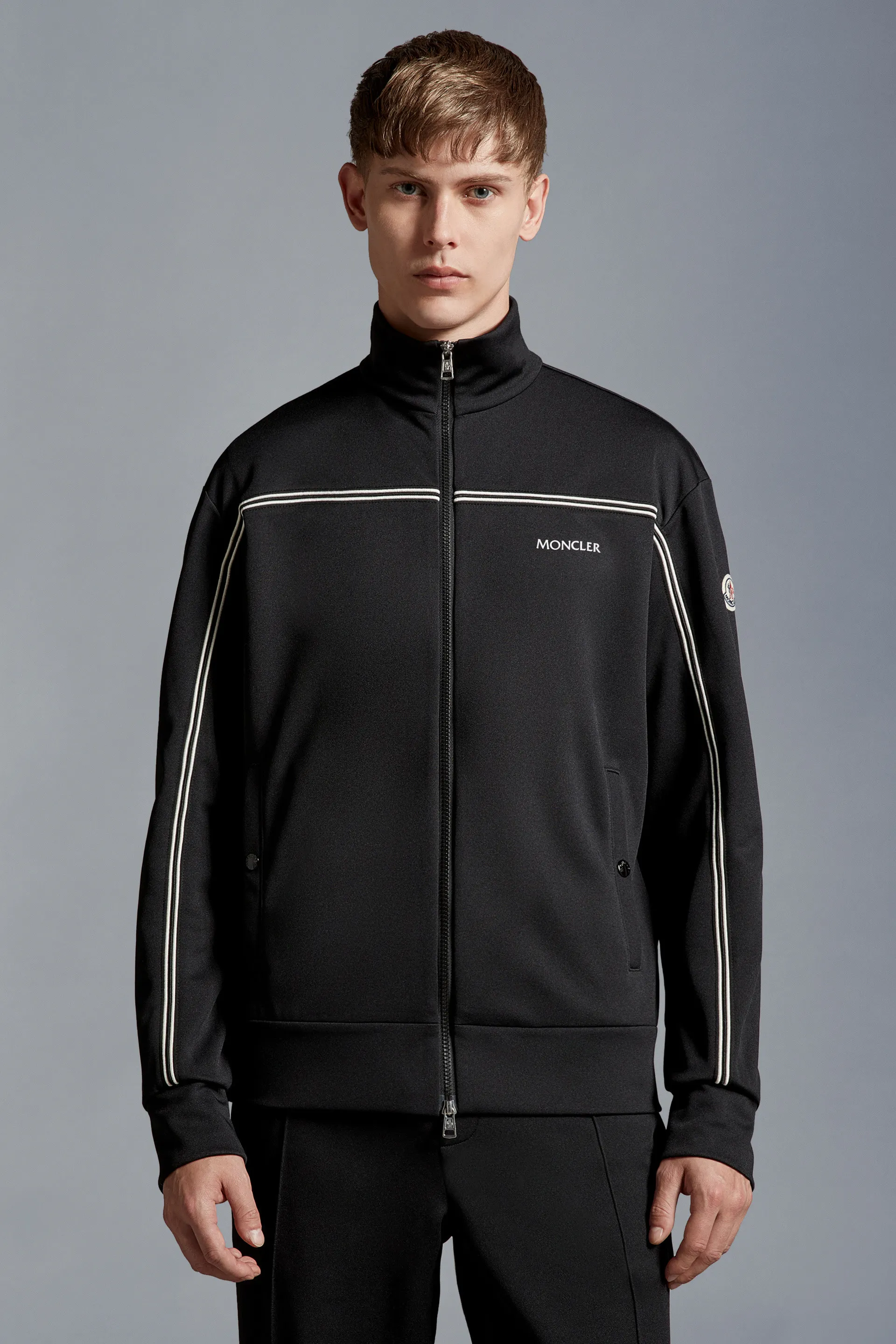 MONCLER  |Triacetate Zip-Up Sweatshirt