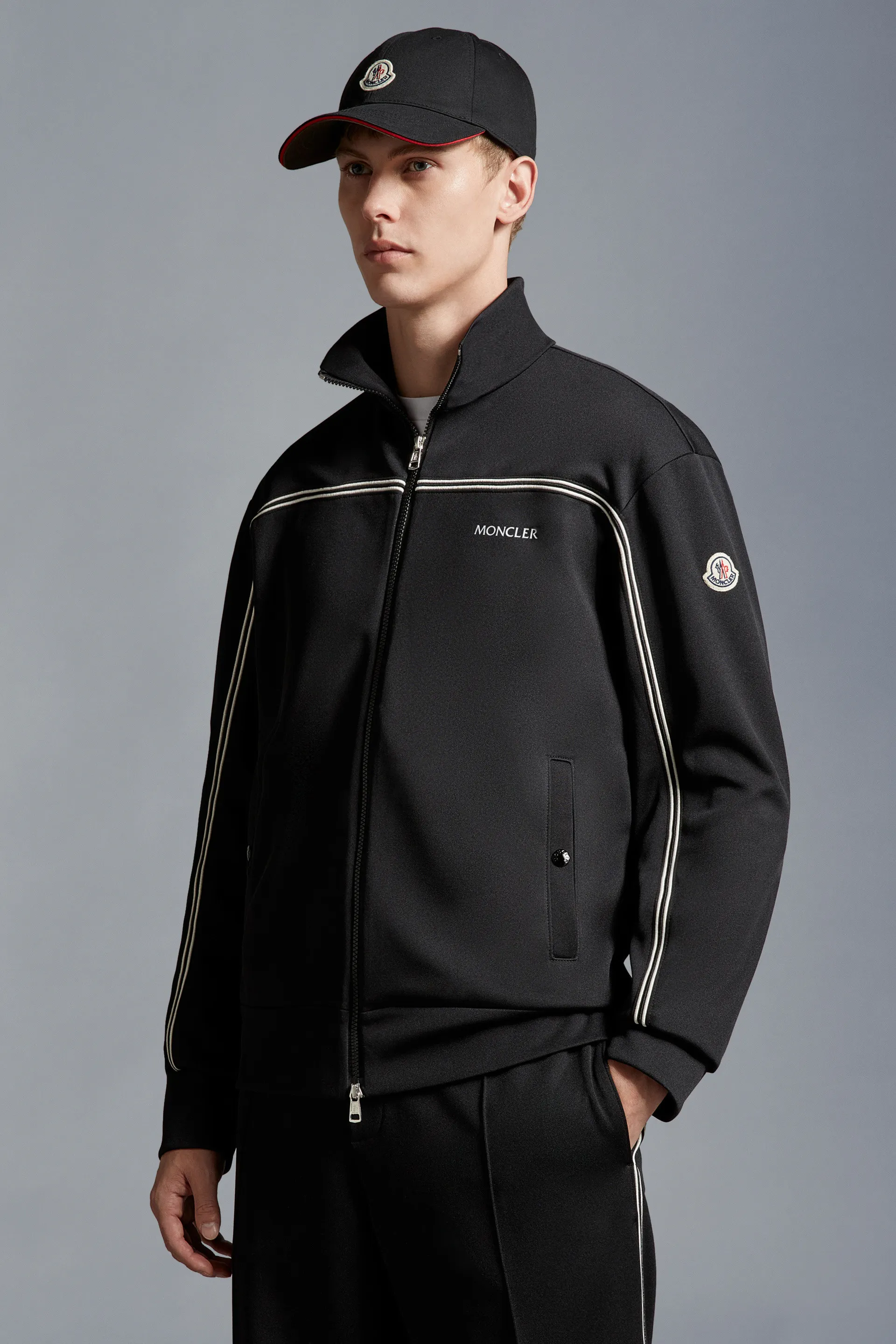 MONCLER  |Triacetate Zip-Up Sweatshirt