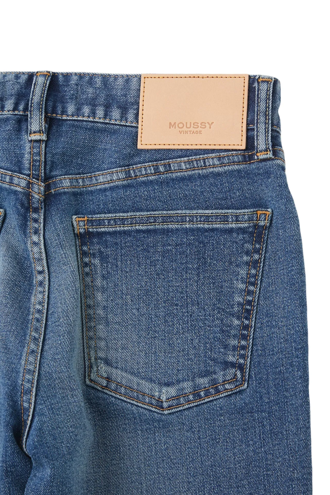 Moussy Denim Rhett Skinny High Rise Jeans in Dark Blue