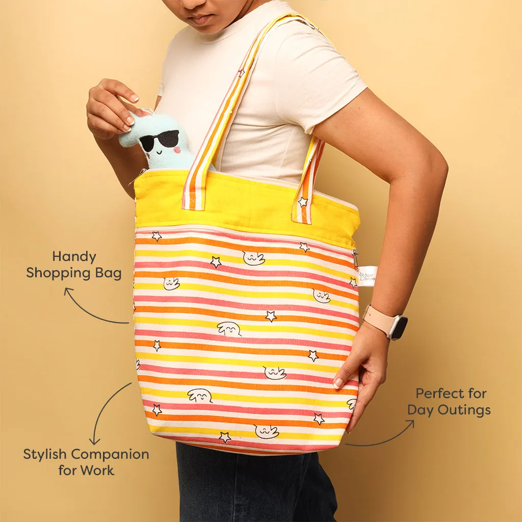 Multipurpose Canvas Tote - Peek- A-Bummy