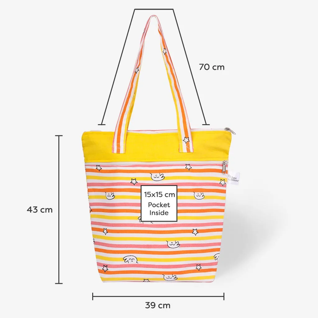 Multipurpose Canvas Tote - Peek- A-Bummy