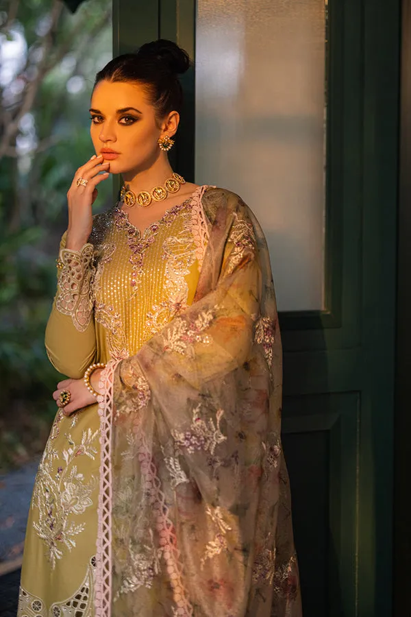 Mushq Orient Express Embroidered Lawn Unstitched 3Pc Suit MSF-07 Delice