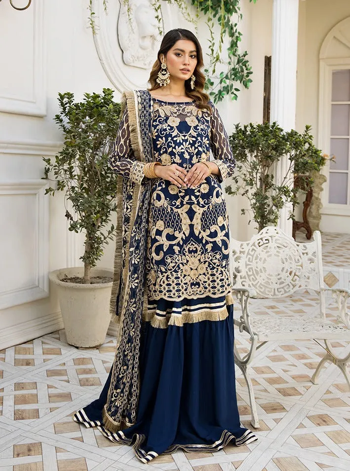 Nainsukh by House of Nawab Luxury Unstitched 3Pc Suit - GHAFIR A