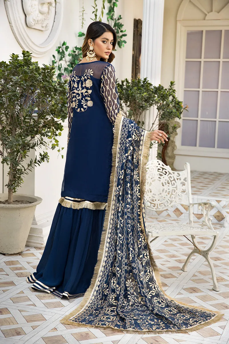 Nainsukh by House of Nawab Luxury Unstitched 3Pc Suit - GHAFIR A