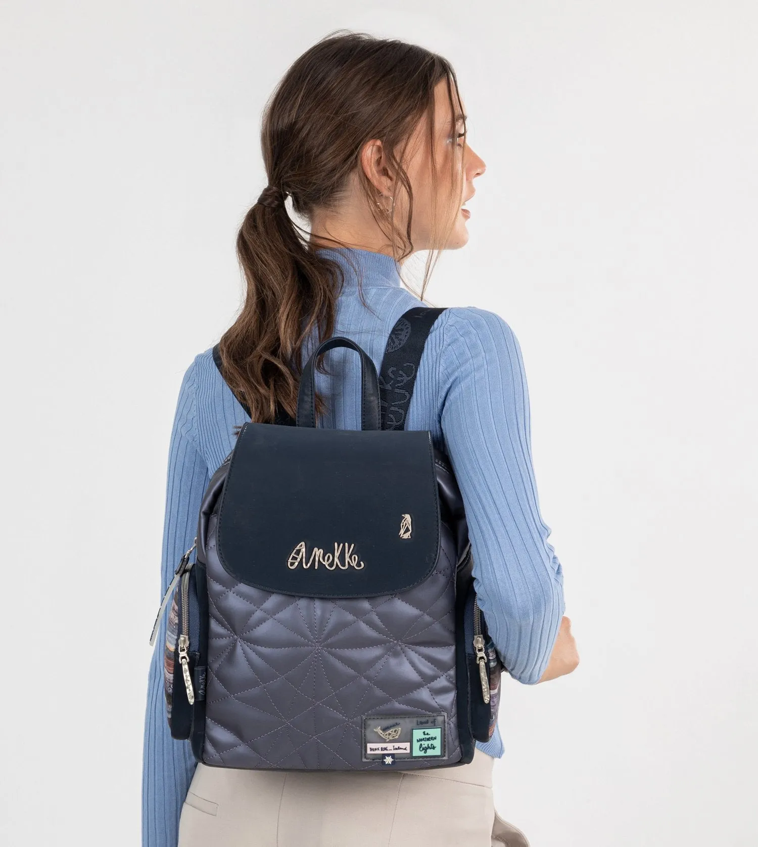 Nature Ocean backpack with a flap