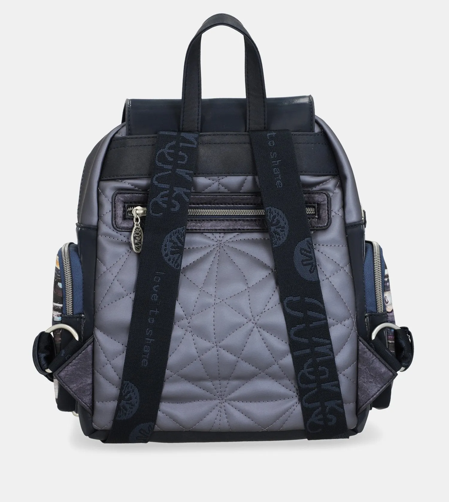 Nature Ocean backpack with a flap