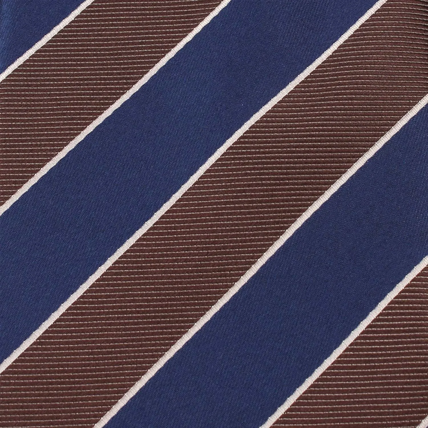 Navy Blue Grey White Diagonal - Pocket Square