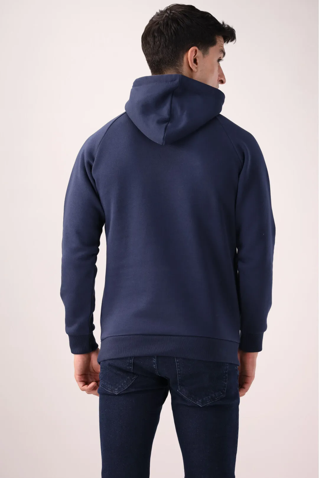 Navy Graphic Hoodie