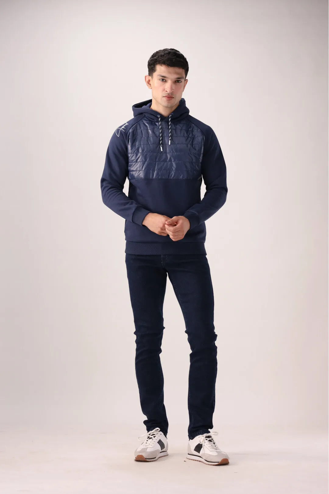 Navy Graphic Hoodie