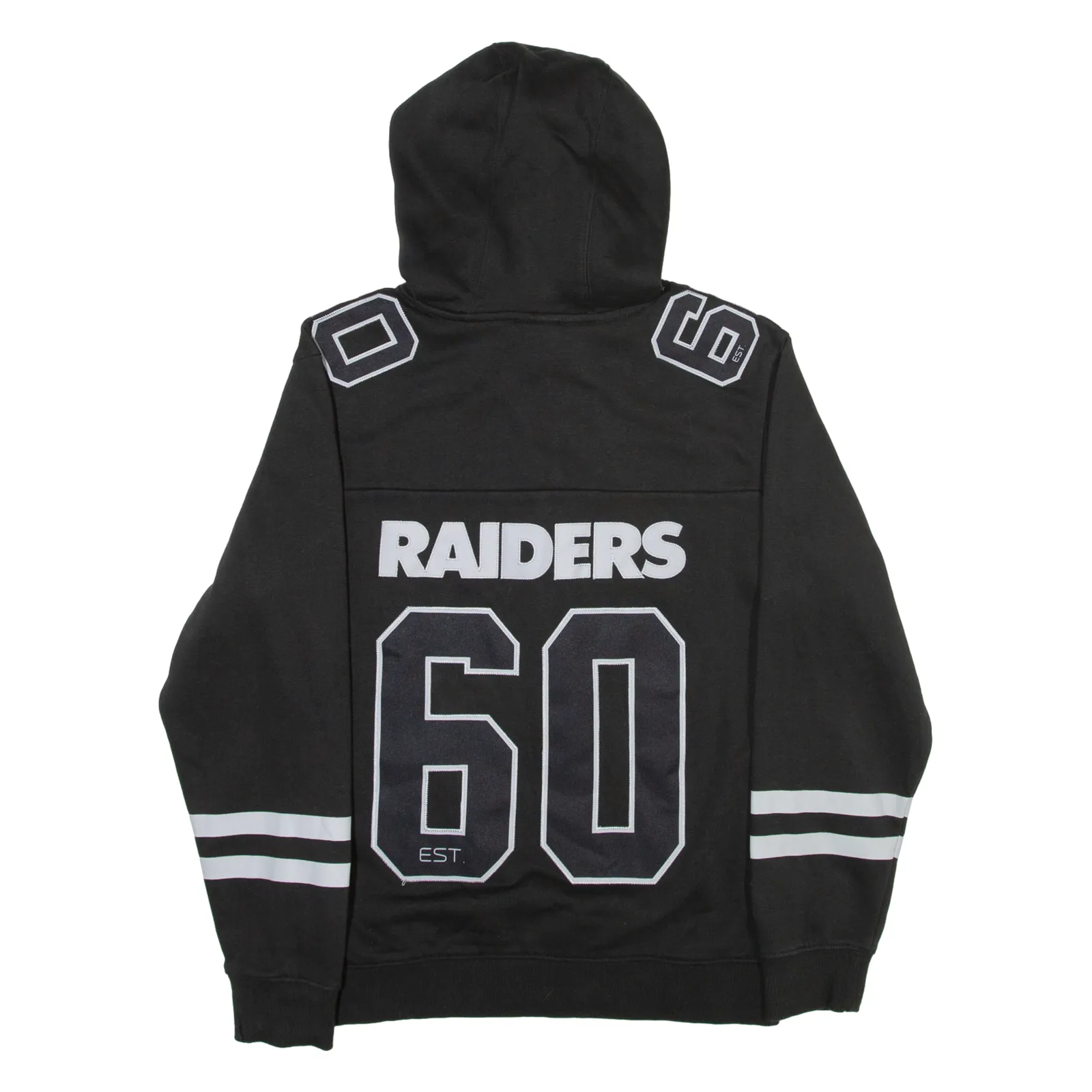 NFL Raiders Mens Black Hoodie S