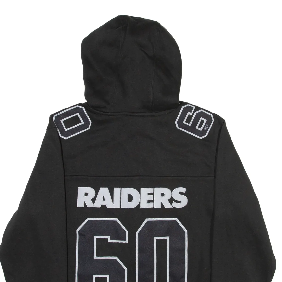 NFL Raiders Mens Black Hoodie S