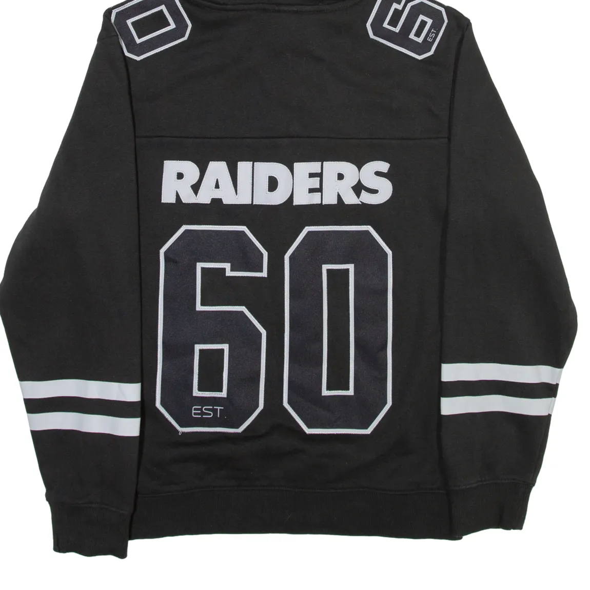 NFL Raiders Mens Black Hoodie S