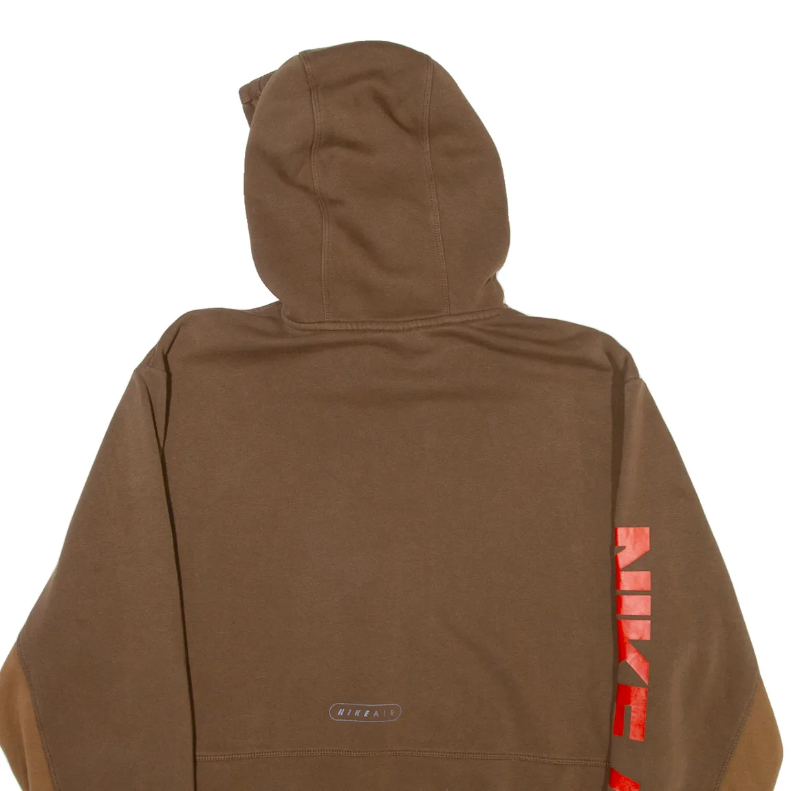 NIKE AIR Mens Brown Hoodie L