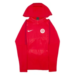 NIKE DRI-FIT FC Champel Mens Red Hoodie S