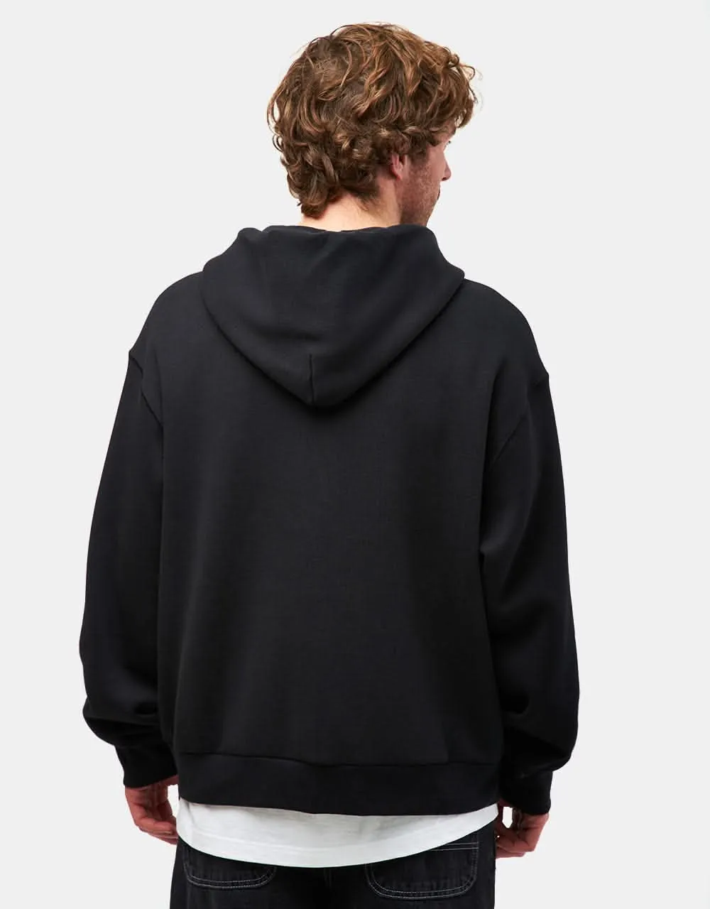 Nike SB Essential Logo Full Zip Hoodie - Black/White