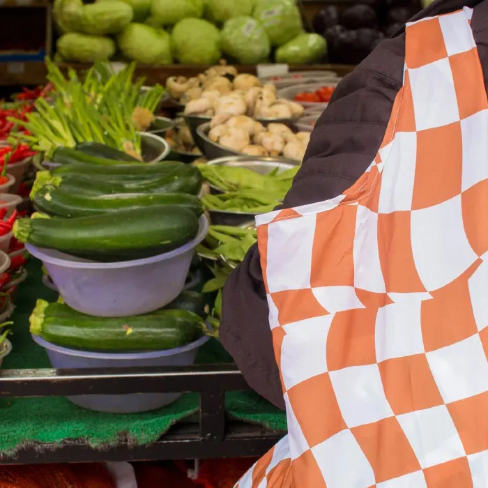 Original Duckhead Reusable Bag Peanut Butter Checkers