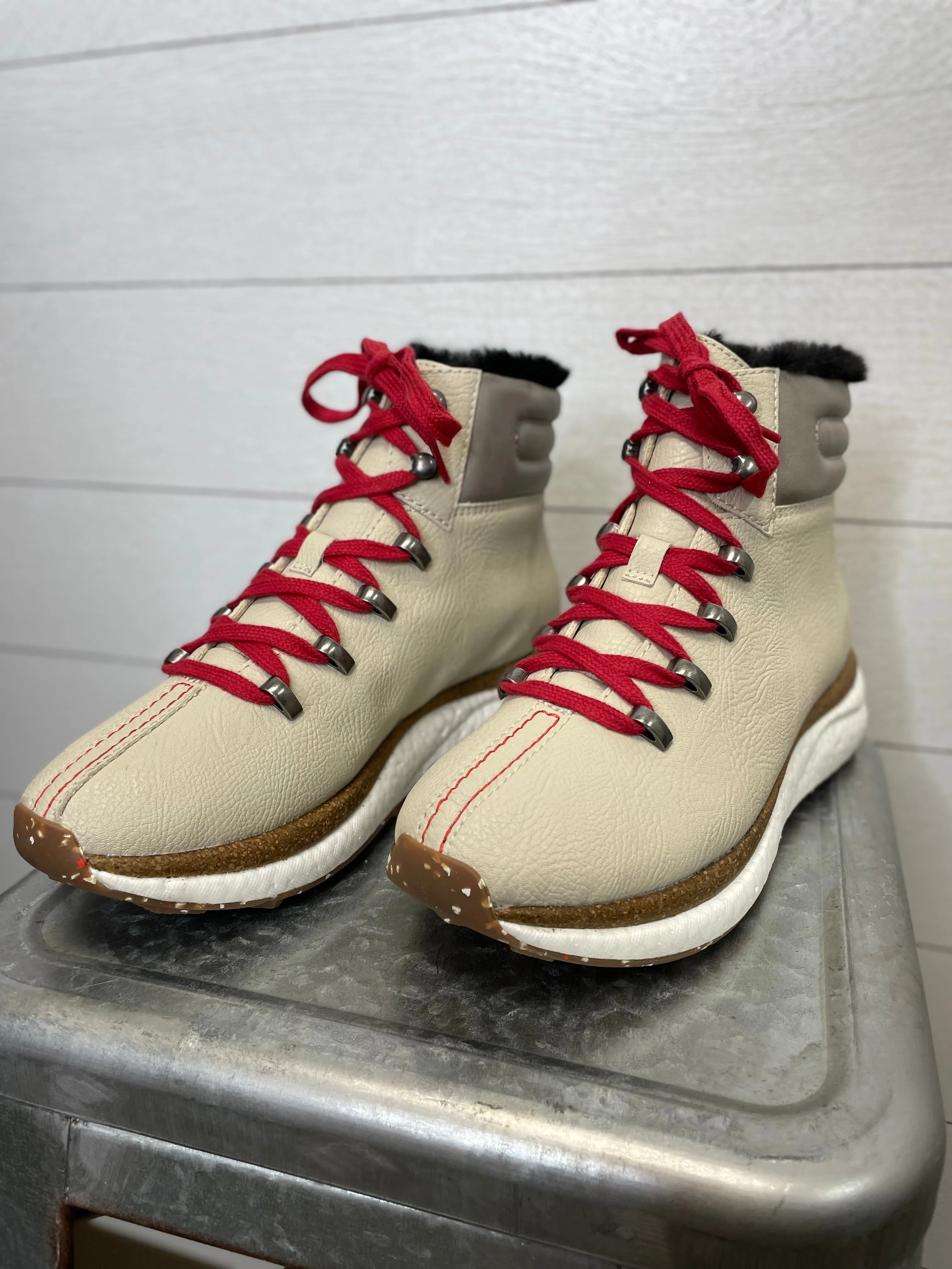 OTBT | Buckley Boot | Khaki & Red