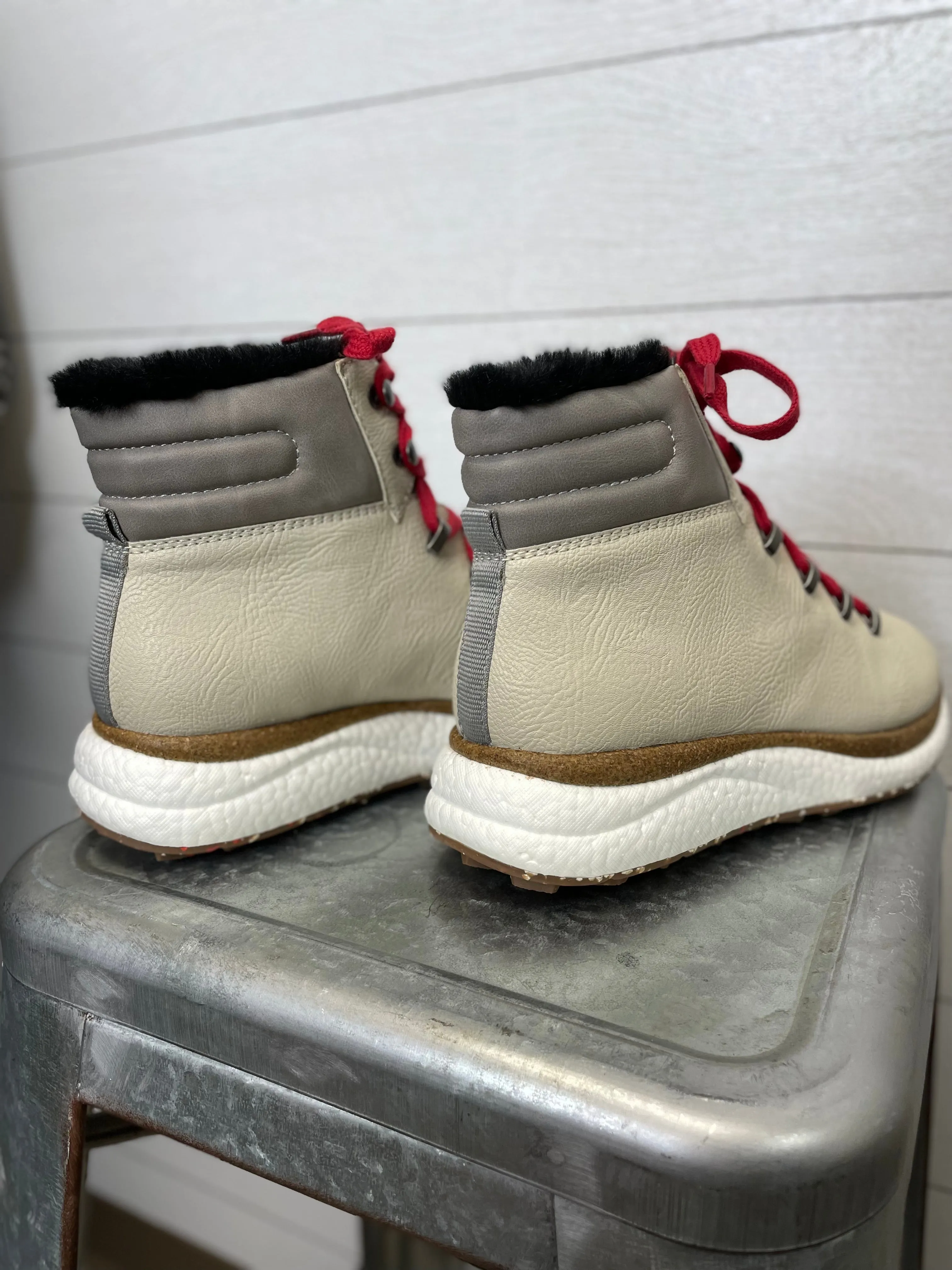 OTBT | Buckley Boot | Khaki & Red