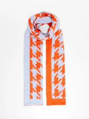 Oversized Houndstooth Scarf