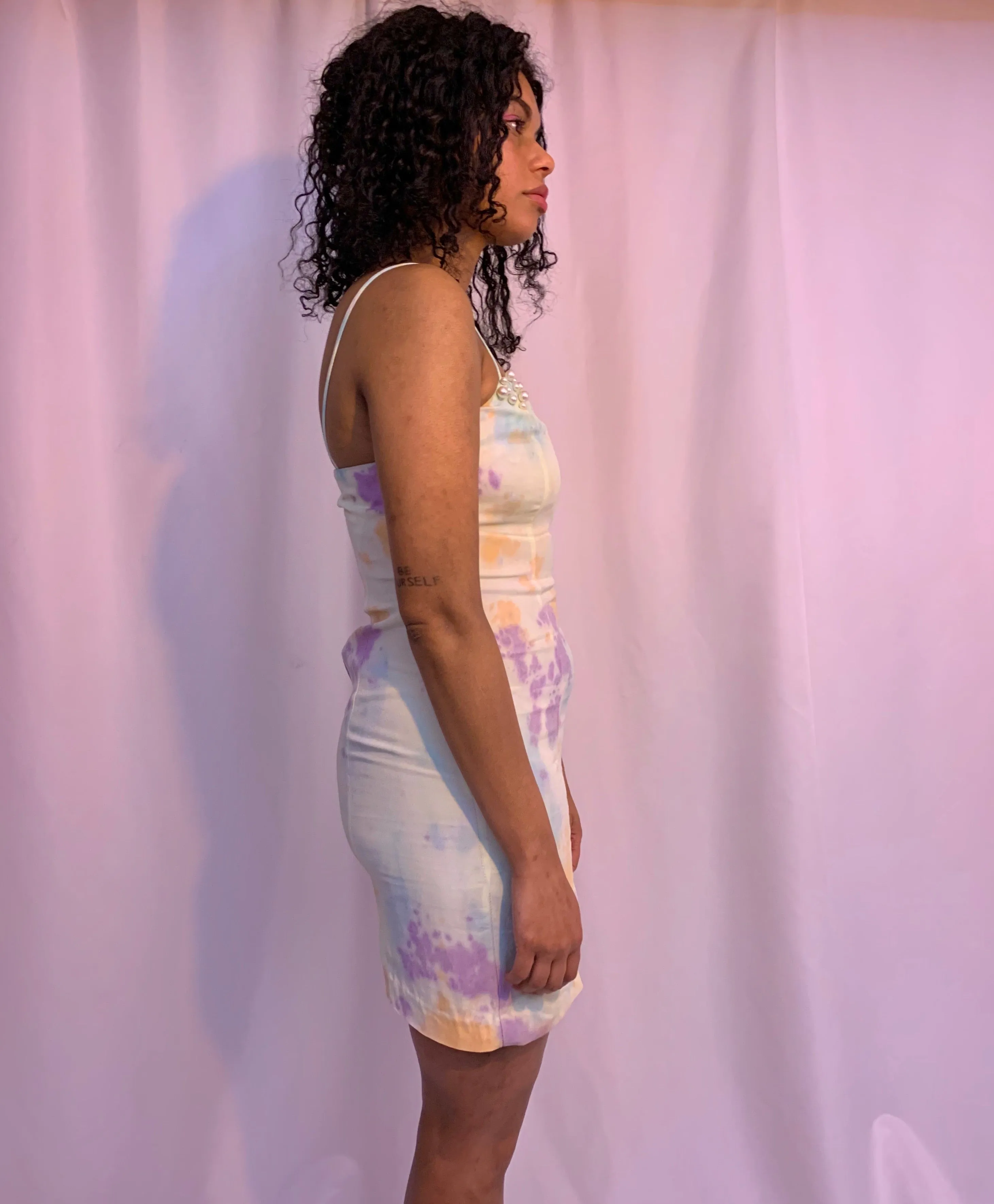 Pearl tie dye 90’s dress