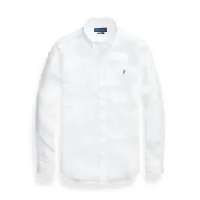 Ralph Lauren - Custom Fit Linen Shirt in White