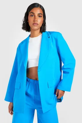 Relaxed Fit Oversized Tailored Blazer