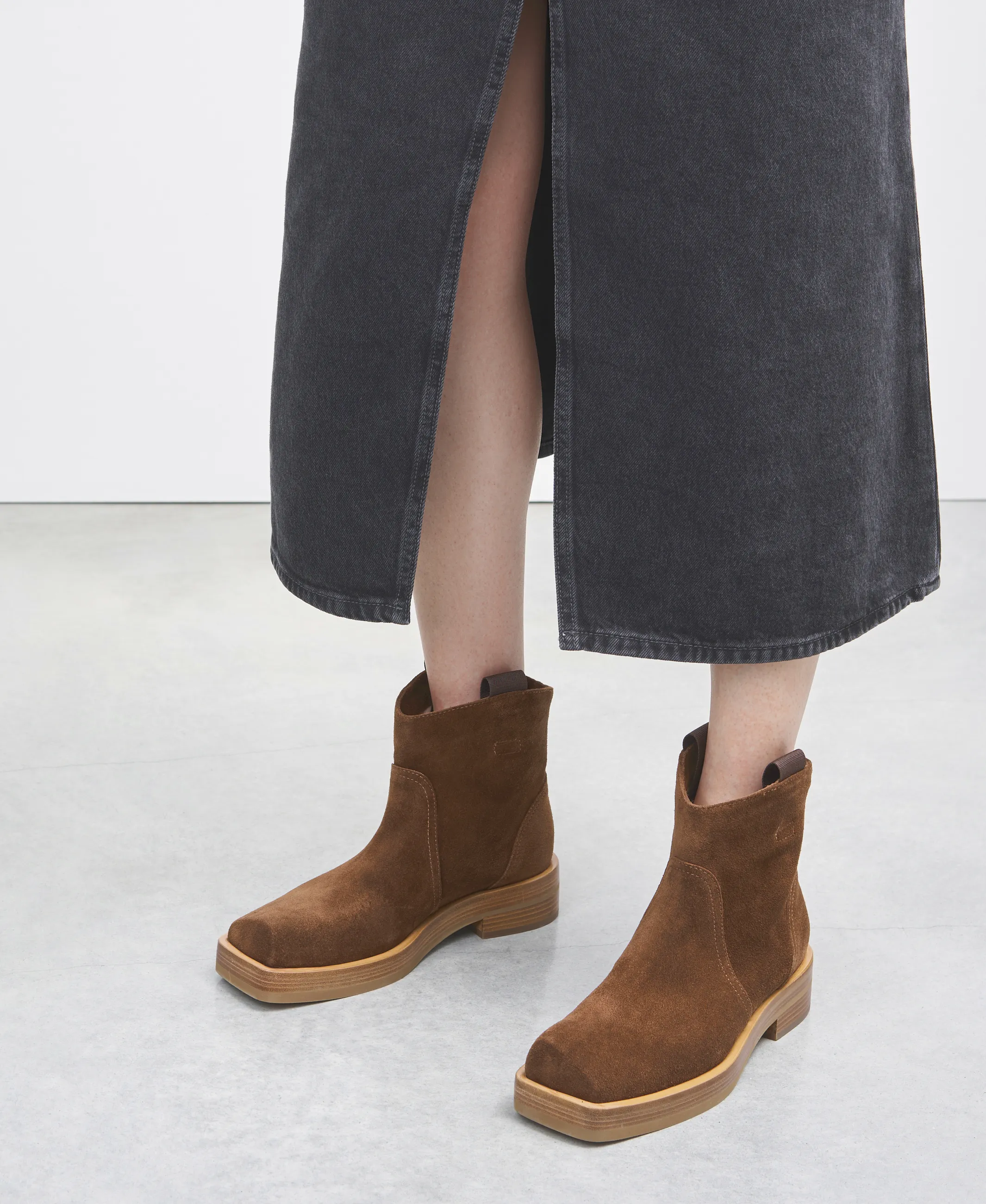 Rina Low Cowboy ankle boot