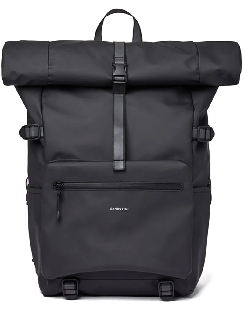 Sandqvist Ruben 2.0 Rolltop Backpack Black